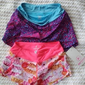 Girls shorts -2 items - size 10/12